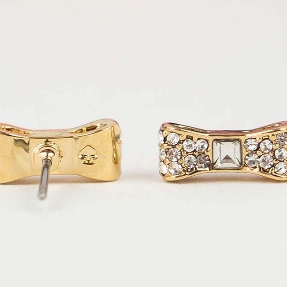 Kate Spade Gold Bow Stud Earrings - Picture 5 of 7